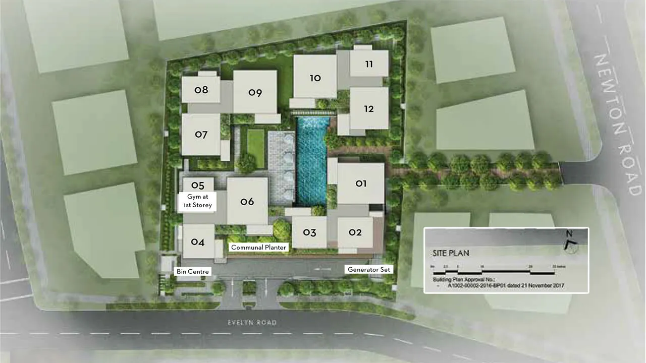 10 Evelyn Site Plan